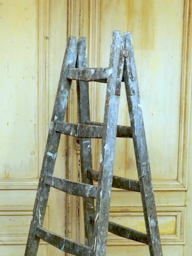 Angela, l'échelle en bois patinée N°15