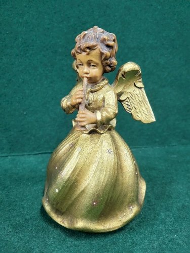 ANGELOT JOUEUR DE FLUTE BOITE A MUSIQUE THORENS MOUVEMENT BRAHMS LULLABY