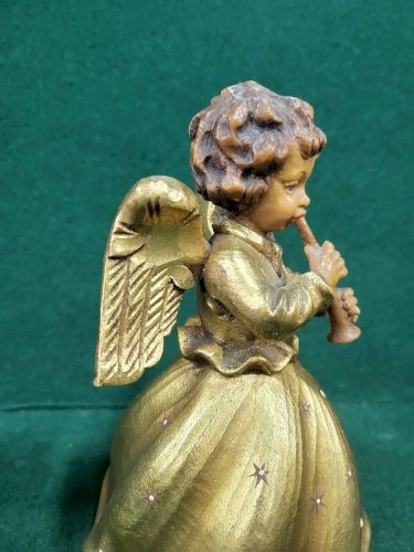 ANGELOT JOUEUR DE FLUTE BOITE A MUSIQUE THORENS MOUVEMENT BRAHMS LULLABY