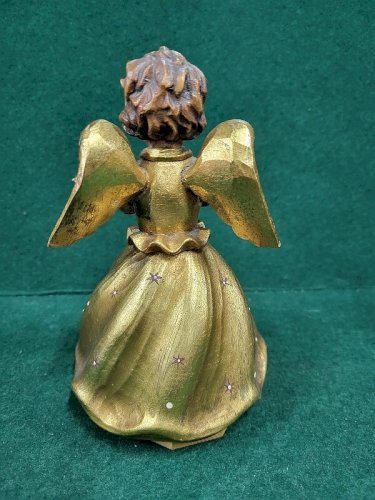 ANGELOT JOUEUR DE FLUTE BOITE A MUSIQUE THORENS MOUVEMENT BRAHMS LULLABY