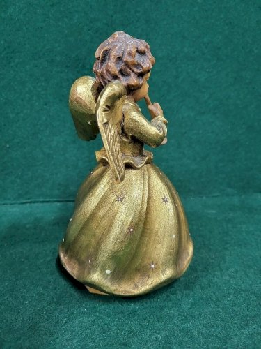 ANGELOT JOUEUR DE FLUTE BOITE A MUSIQUE THORENS MOUVEMENT BRAHMS LULLABY