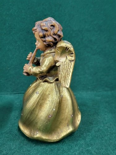ANGELOT JOUEUR DE FLUTE BOITE A MUSIQUE THORENS MOUVEMENT BRAHMS LULLABY