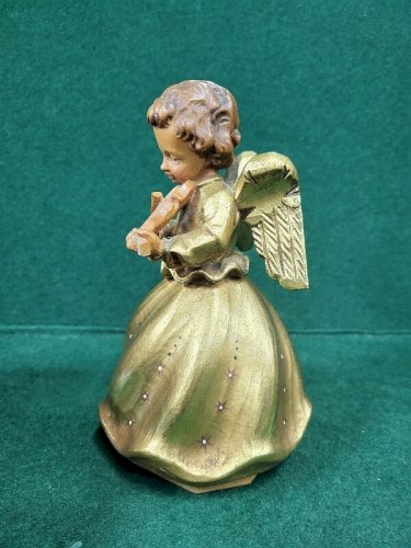 ANGELOT JOUEUR DE VIOLON BOITE A MUSIQUE REUGE VOICI NOEL SWISS MUSICAL MOVEMENT