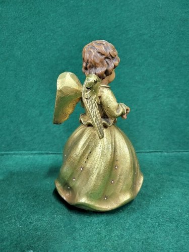 ANGELOT JOUEUR DE VIOLON BOITE A MUSIQUE REUGE VOICI NOEL SWISS MUSICAL MOVEMENT