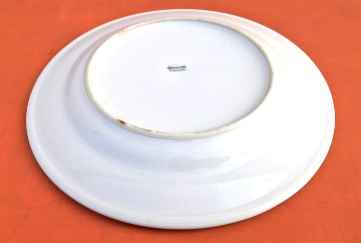 Années 1930 Assiette décor floral Porcelaine Limoges France
