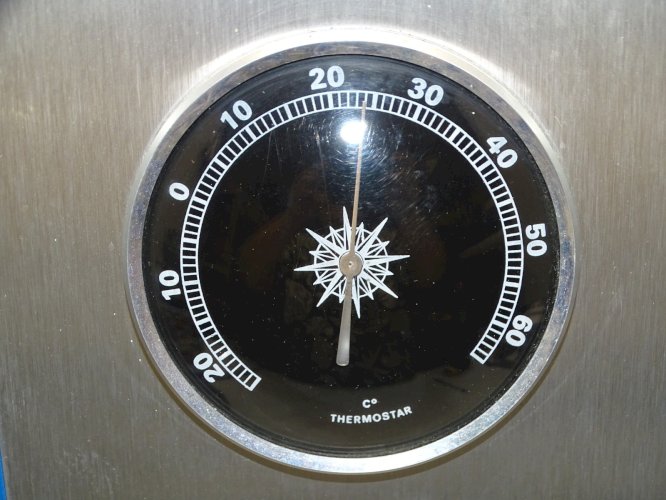 -ANNEES 1970 BAROMETRE THERMOMETRE A AIGUILLES PUBLICITE PASTIS 51 ANISETTE    D