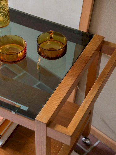 Anouk, la desserte en bois et verre N°200