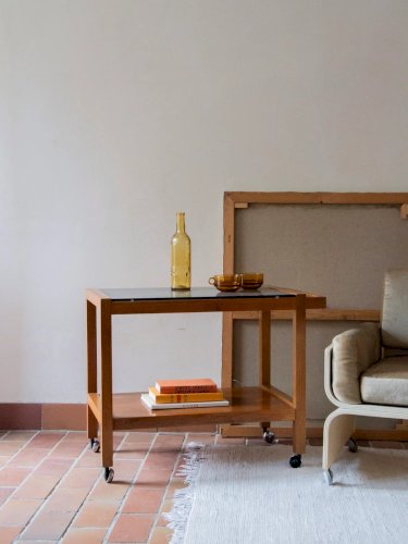 Anouk, la desserte en bois et verre N°200