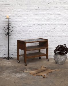 Anouk, the oak and ceramic side table N°243