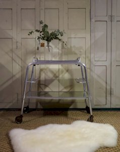 Anouk, the chrome and glass side table No. 232
