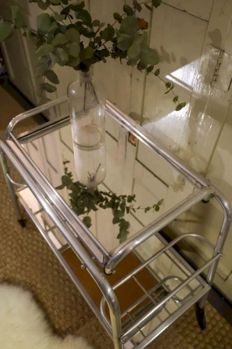 Anouk, la desserte en chrome et verre N°232