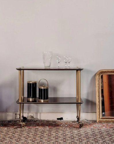 Anouk, la desserte en formica et laiton N°229