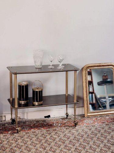 Anouk, la desserte en formica et laiton N°229