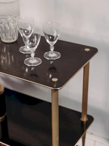 Anouk, la desserte en formica et laiton N°229