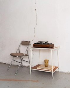 Anouk, la desserte en métal et bois N°143