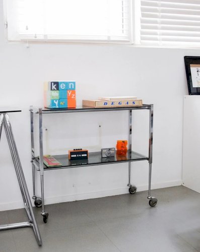 Anouk, la desserte en métal et verre N°166