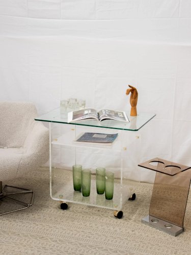 Anouk, la desserte en verre et plexi N°181