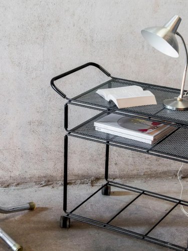 Anouk, la desserte noire en métal N°162