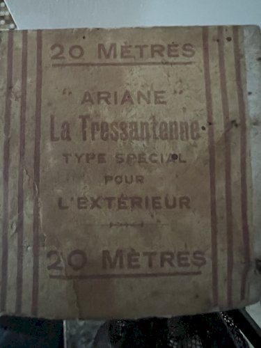 Antenne 20 Metres ancienne Radio vintage La Tressantenne Collection 1930/50