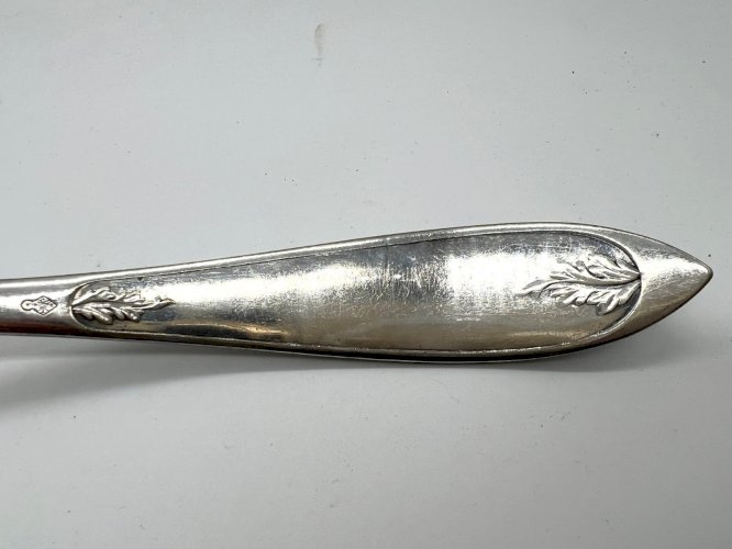 Antique Silverplate Punch Ladle – Brown & Brothers – Monogram – c.1880s