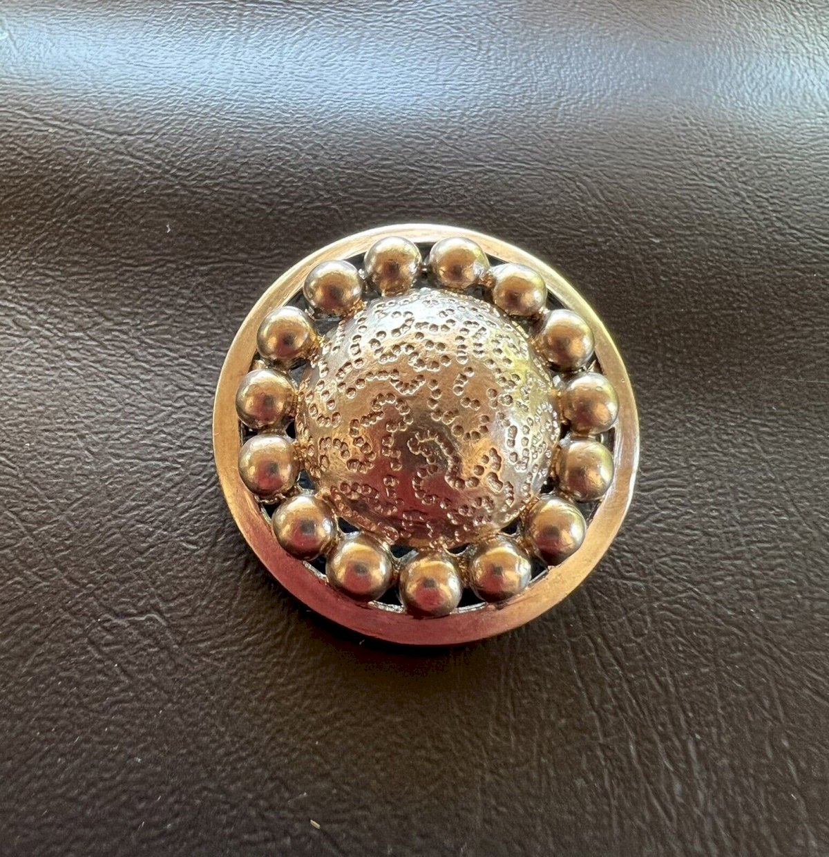 Broche Vintage Art Déco En Argent Massif Poinçonné - Signée ERTÉ - Occasion