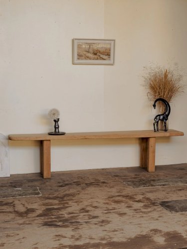 Antoine, le banc de ferme en bois N°330