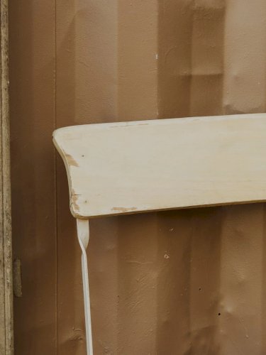 Antoine, le banc en bois N°261