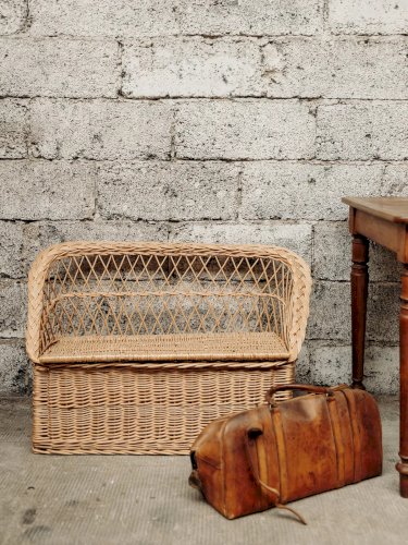 Antoine, le banc en osier N°252