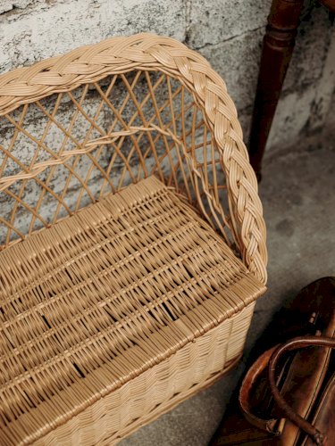 Antoine, le banc en osier N°252