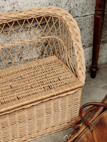 Antoine, le banc en osier N°252