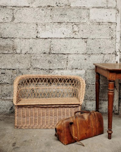 Antoine, le banc en osier N°252