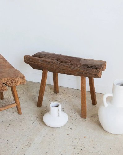 Antoine, le banc en teck foncé N°177