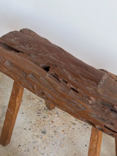 Antoine, le banc en teck foncé N°177