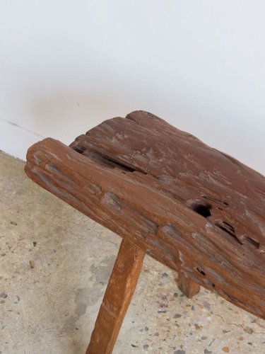 Antoine, le banc en teck foncé N°177