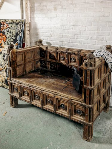 Antoine, le banc indien de mariage en bois N°293