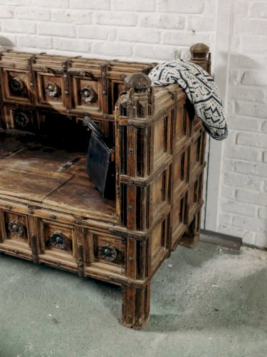 Antoine, le banc indien de mariage en bois N°293