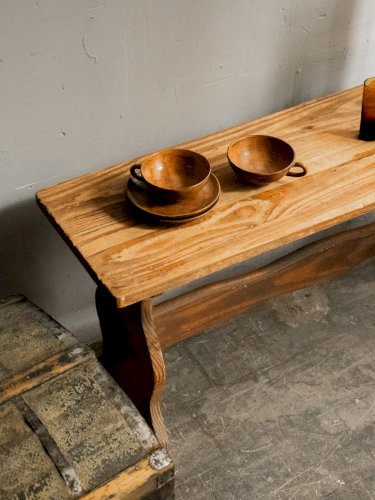 Antoine, le banc sculpté en bois N°300