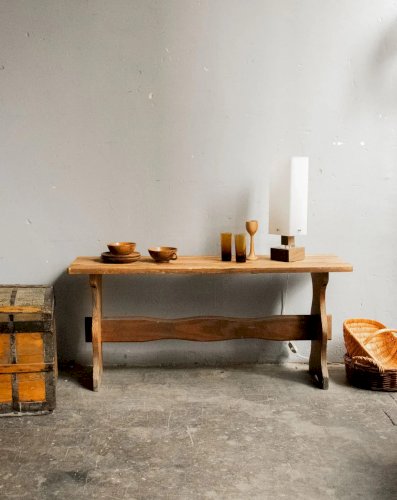 Antoine, le banc sculpté en bois N°300