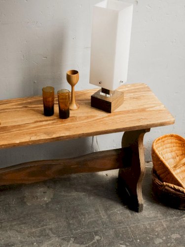 Antoine, le banc sculpté en bois N°300