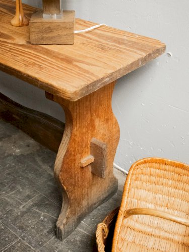 Antoine, le banc sculpté en bois N°300