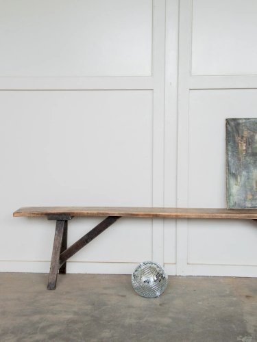 Antoine, le grand banc de ferme en bois N°280