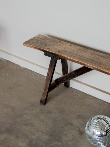 Antoine, le grand banc de ferme en bois N°280