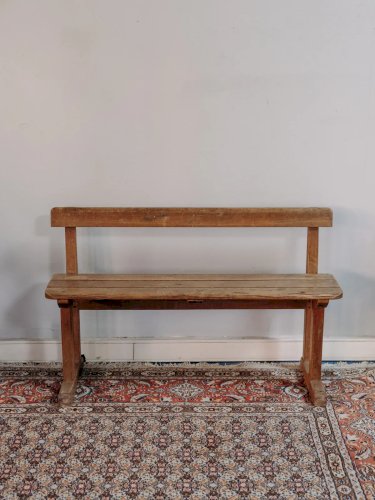 Antoine, le grand banc en bois clair N°277