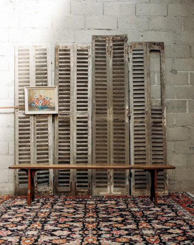 Antoine, le grand banc en bois N°248