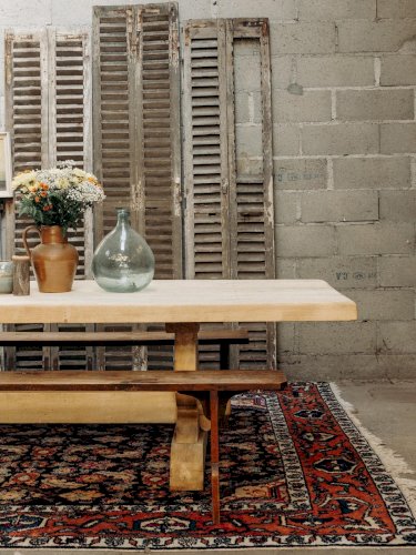 Antoine, le grand banc en bois N°248