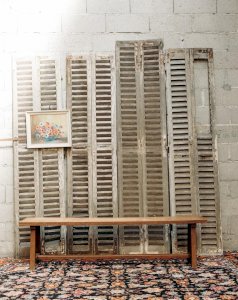 Antoine, the large wooden bench No. 249