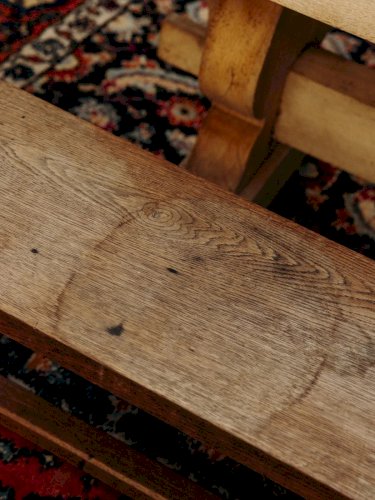 Antoine, le grand banc en bois N°249