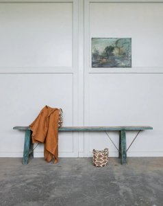 Antoine, le grand banc vert patiné N°279