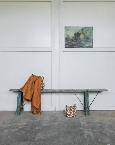 Antoine, le grand banc vert patiné N°279