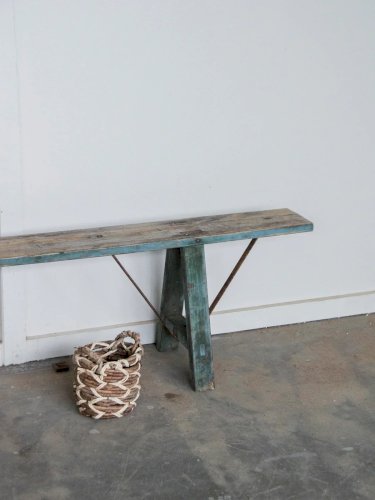 Antoine, le grand banc vert patiné N°279